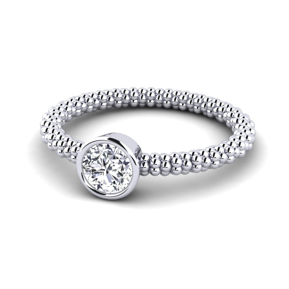 Labor-gezüchteter Diamant Pinker Ring Elfried