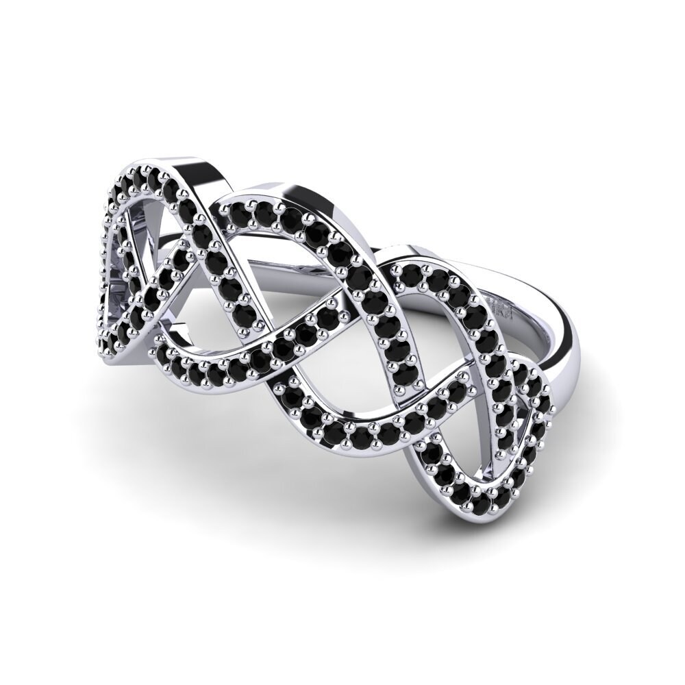 Schwarzer Diamant Ring Eliorah