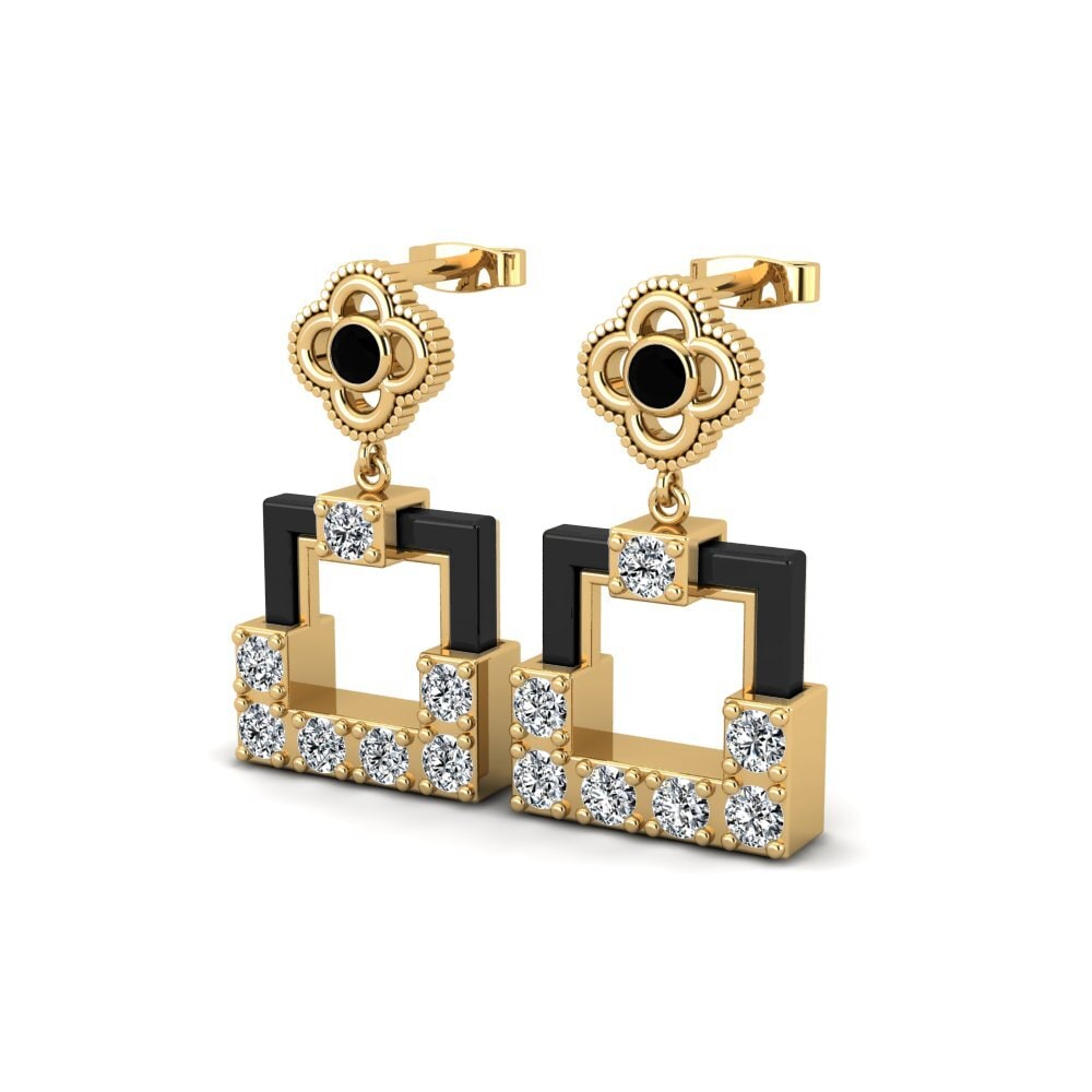 Black Onyx Women's Earring Elizalde