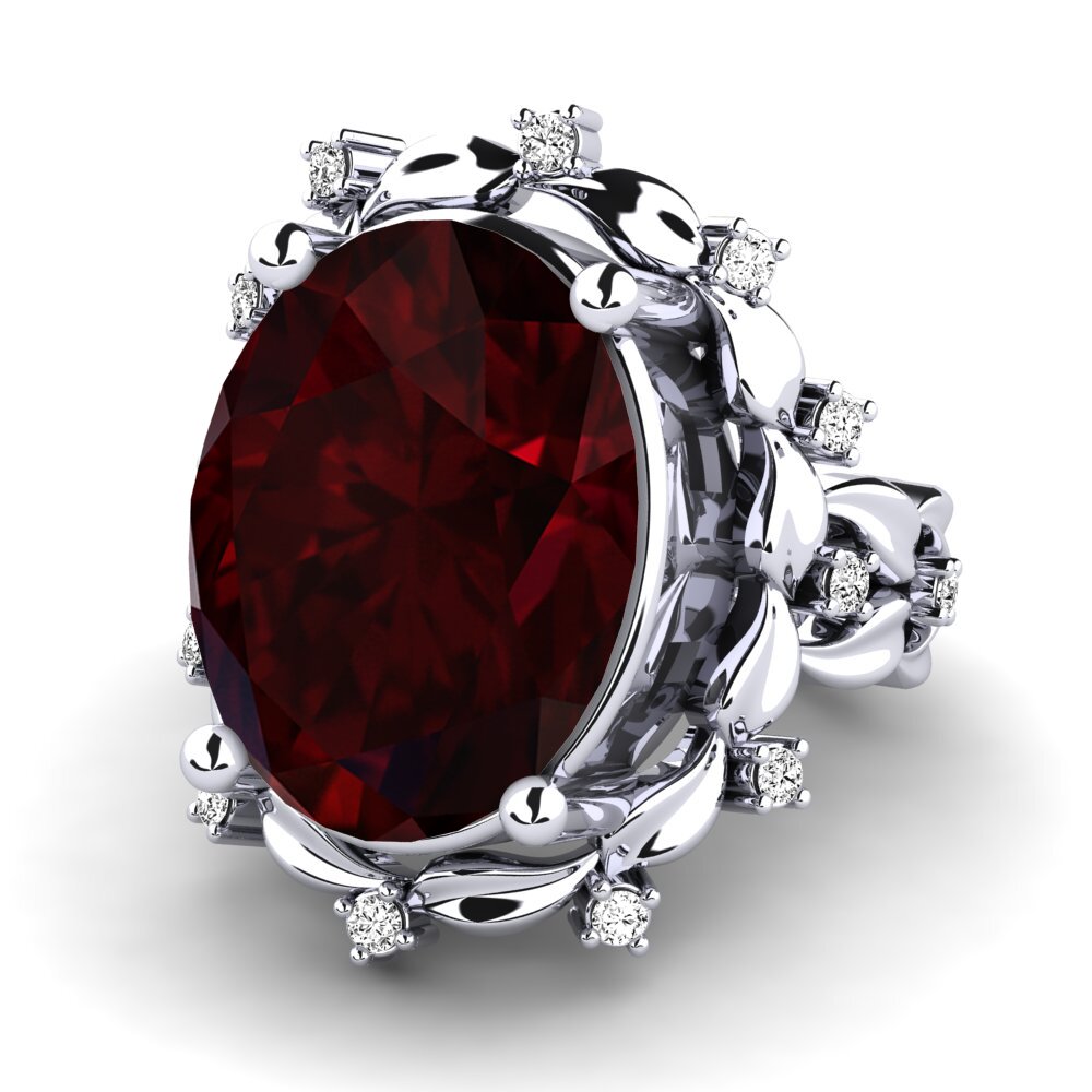 Garnet Ring Ellan