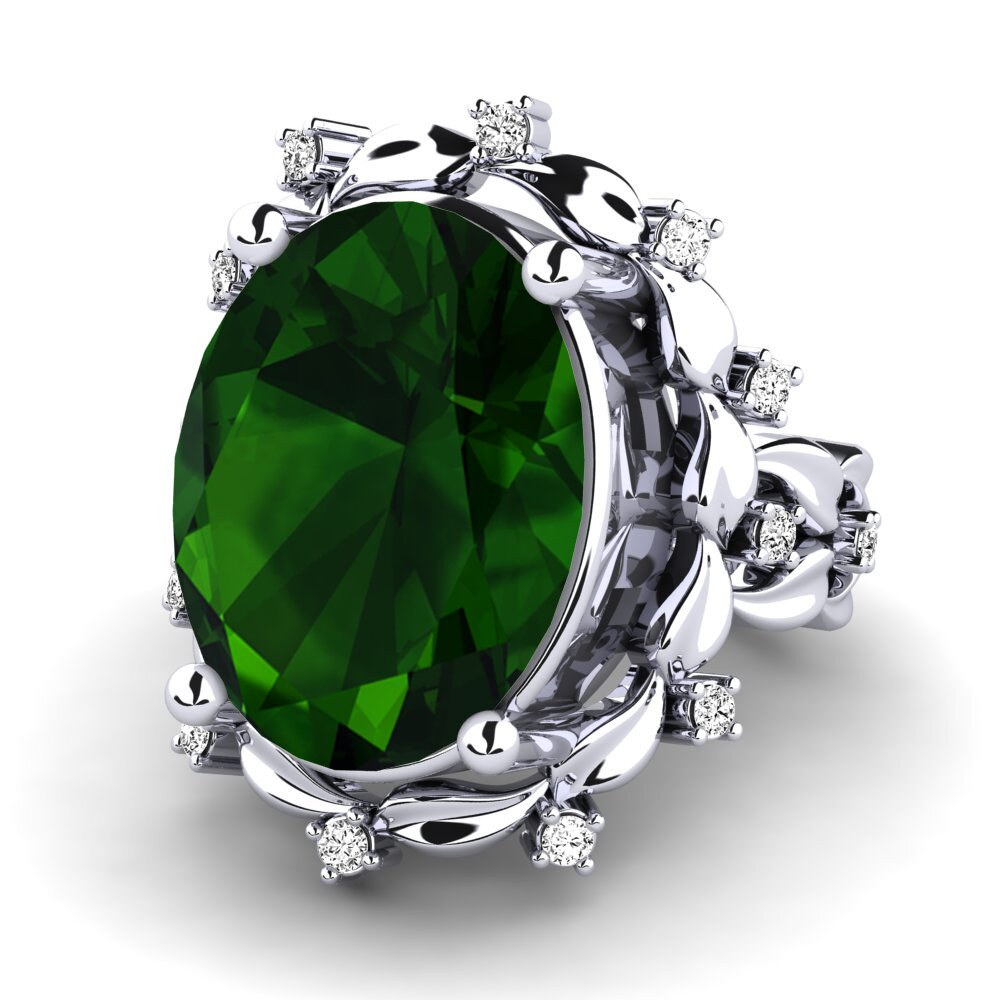 Green Tourmaline Ring Ellan