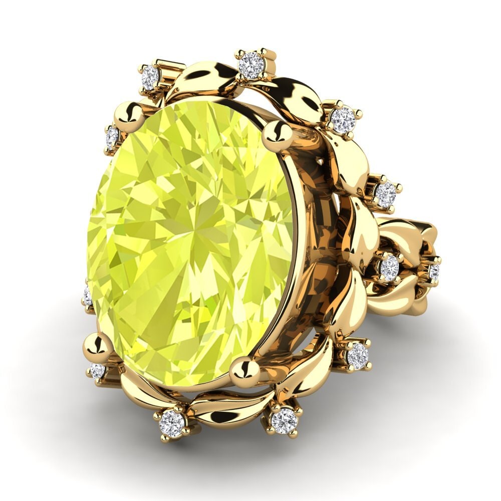 Lemon Quartz Ring Ellan