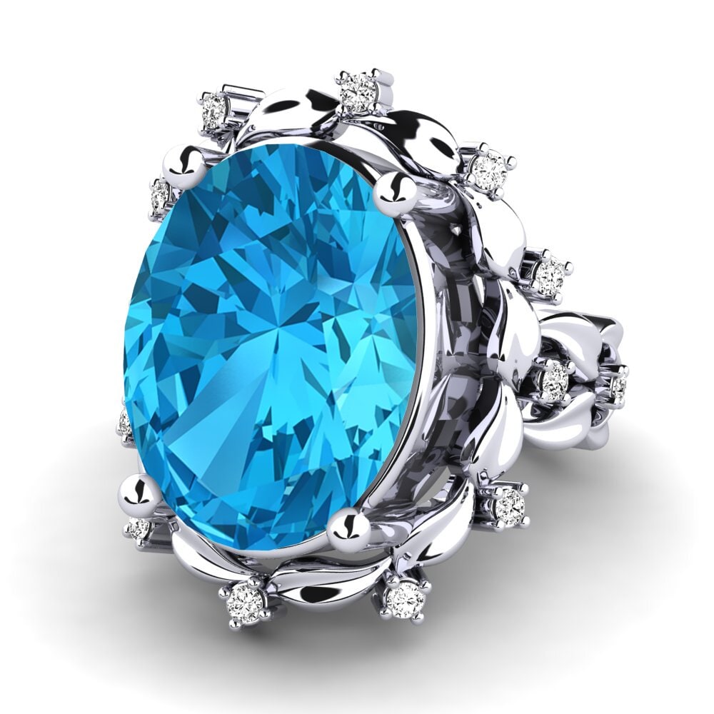 Blue Topaz Ring Ellan