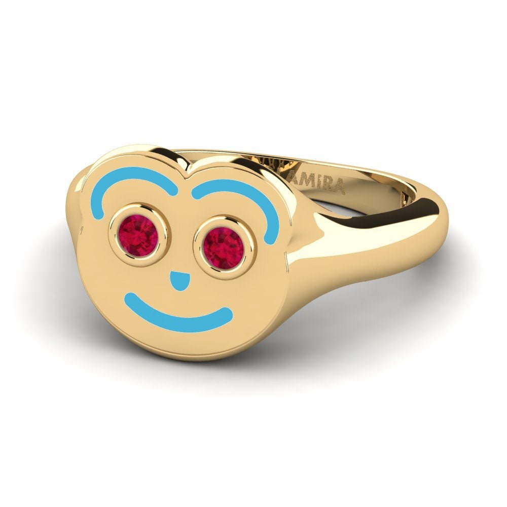 Rubin Pinker Ring Ellepa