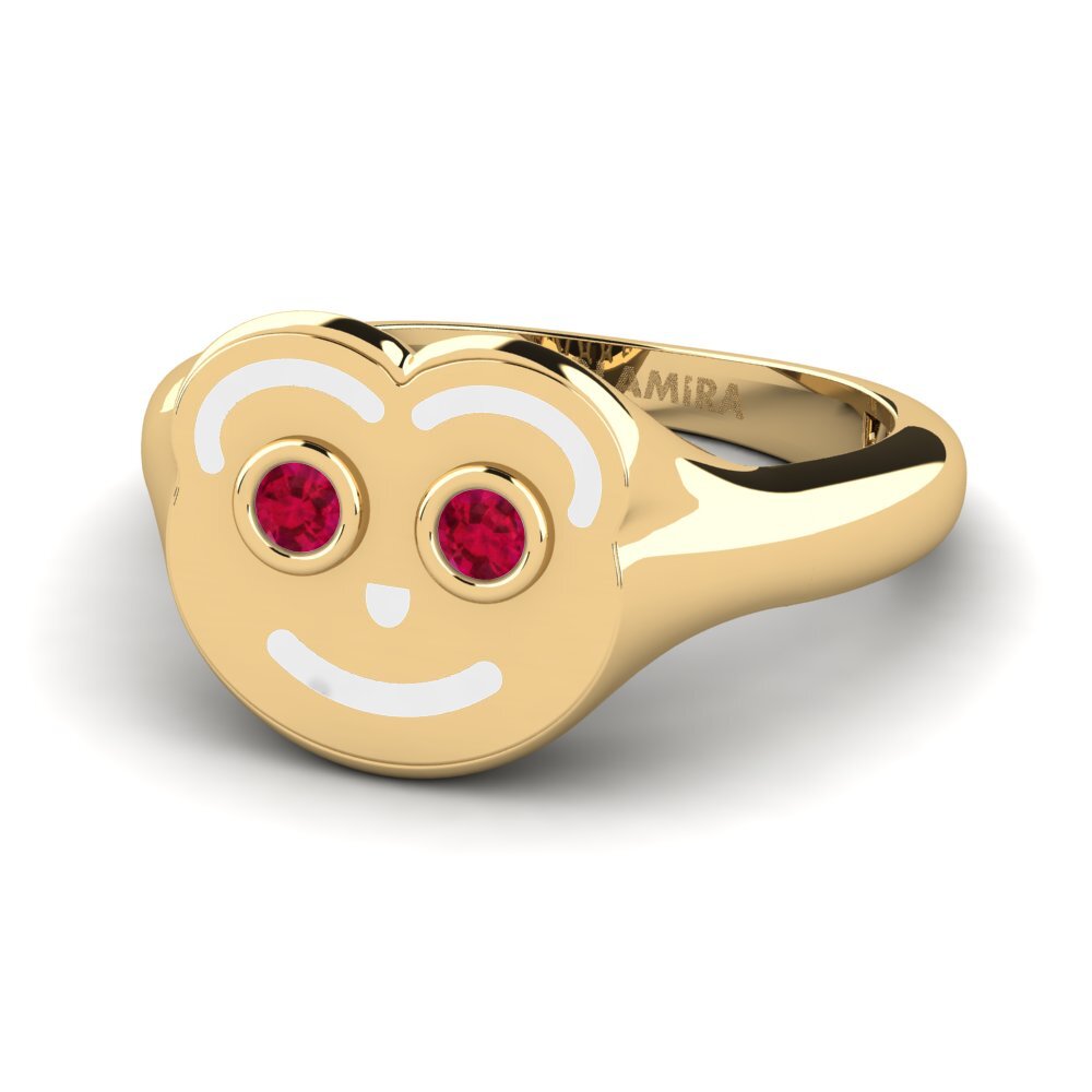 Rubin Pinker Ring Ellepa