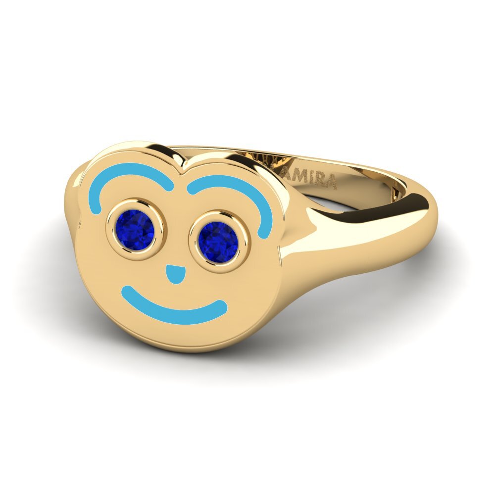 Sapphire Pinky Ring Ellepa