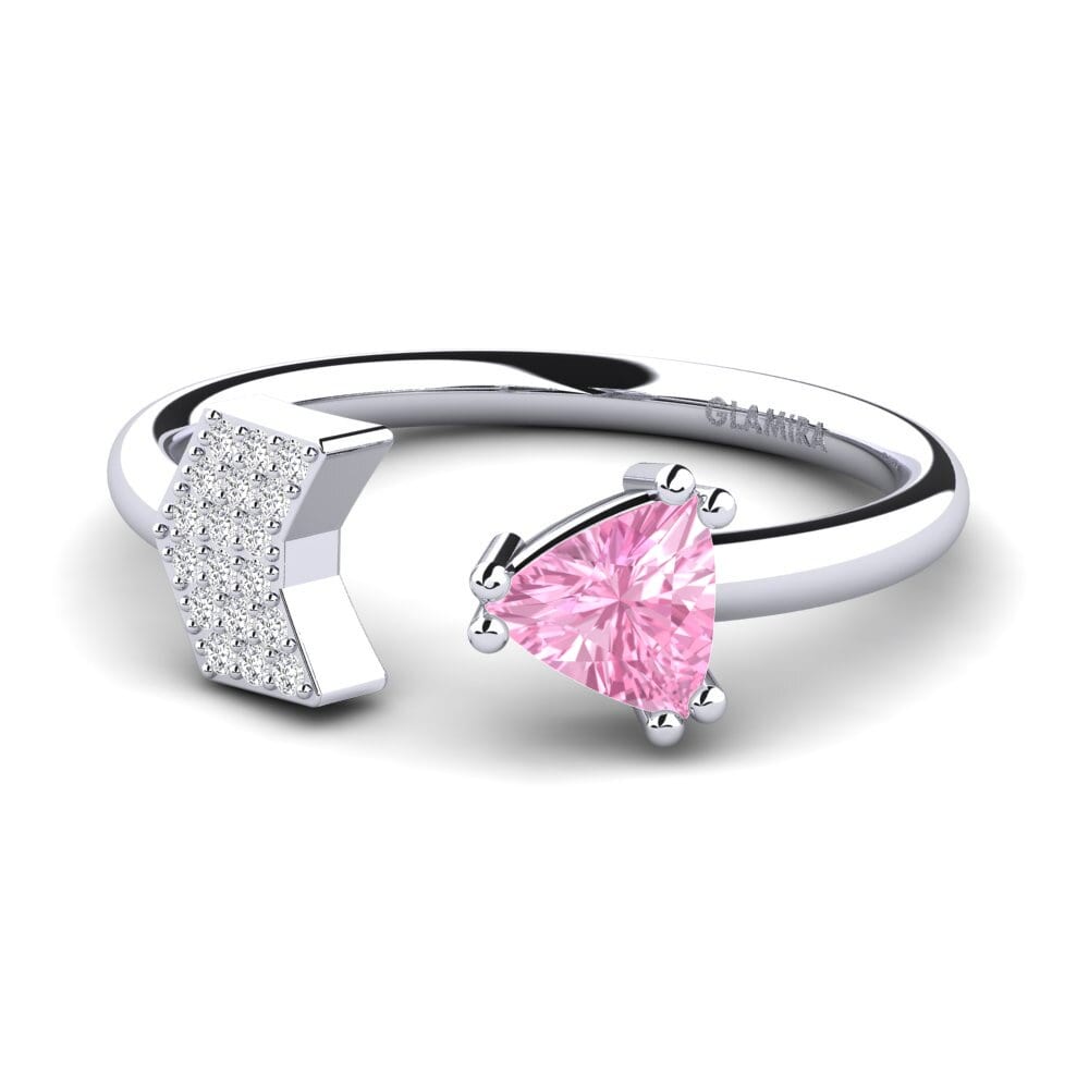Trillion Zaffiro Rosa Anello Ellger