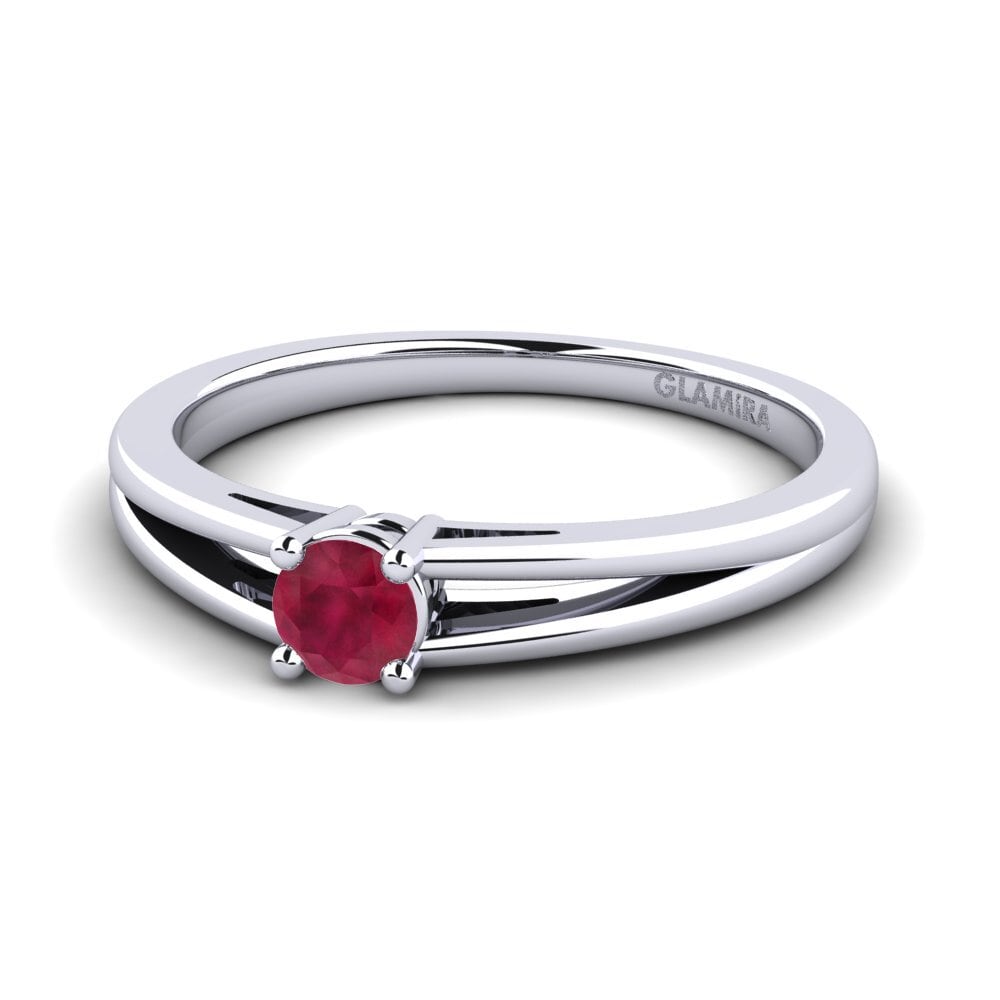 Ruby Engagement Ring Ellie