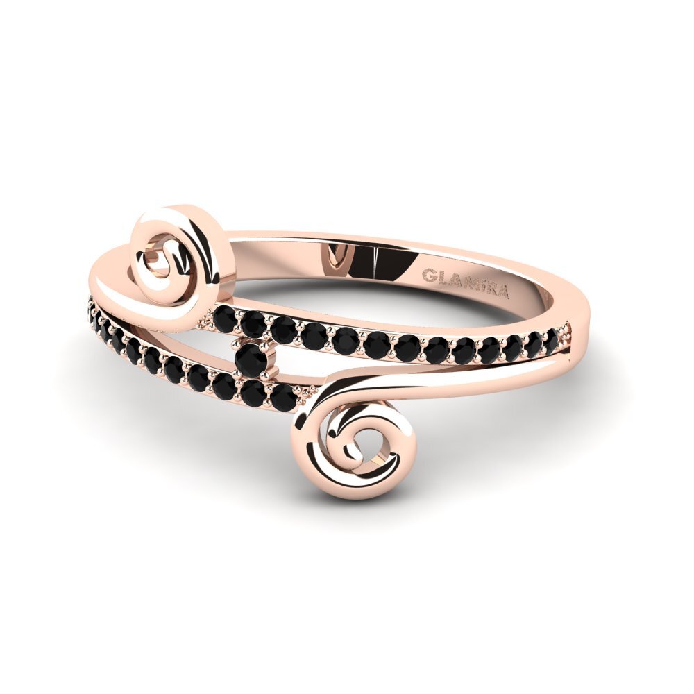 Diamante Negro Anel Ellisey