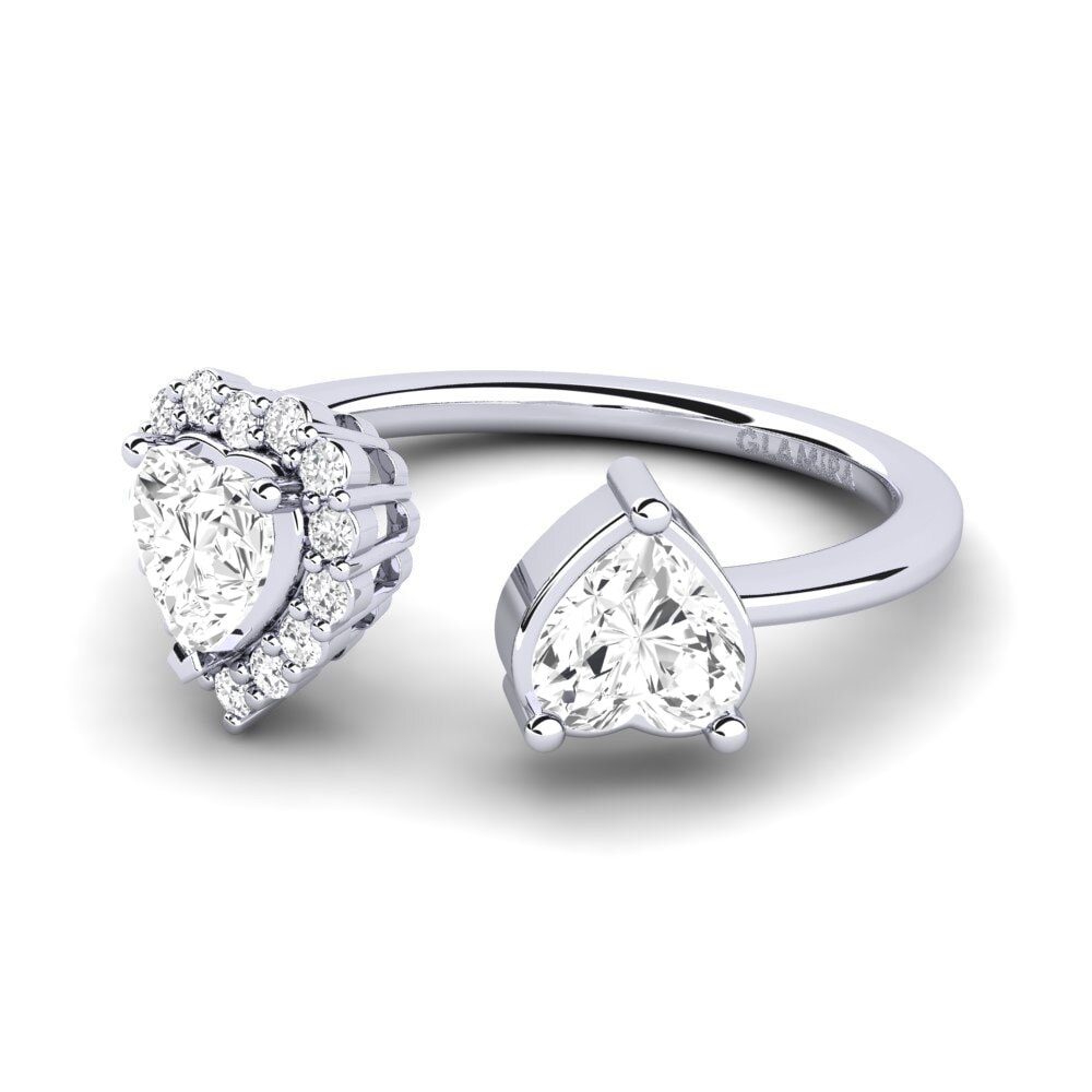 Zaffiro Bianco Anello da donna Ellish
