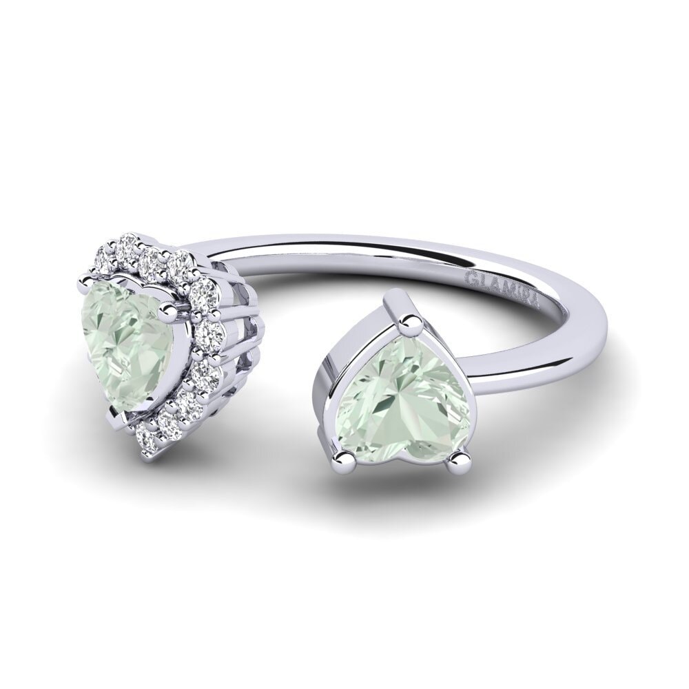 Green Amethyst Women's Ring Ellish
