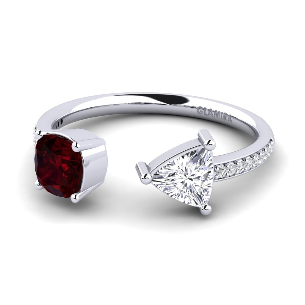 Garnet Engagement Ring Ellissa