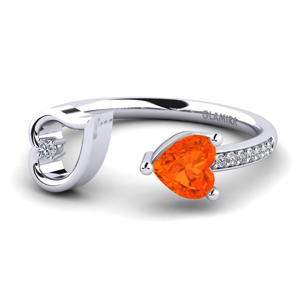 Fire Opal Ring Ellura