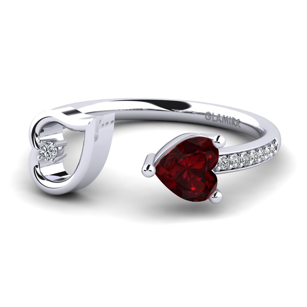Garnet Ring Ellura