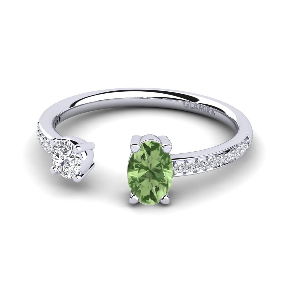 Green Sapphire Ring Ellvira