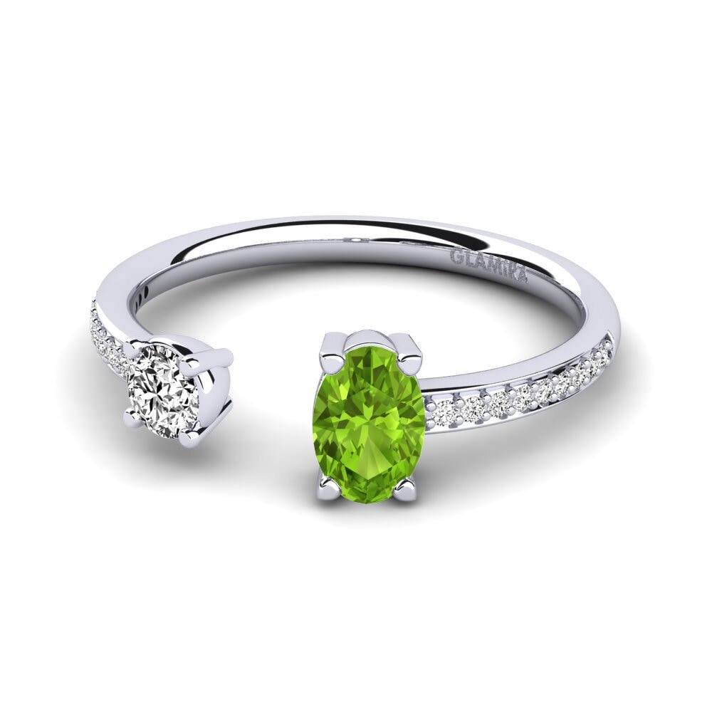 Peridoto Anillo Ellvira