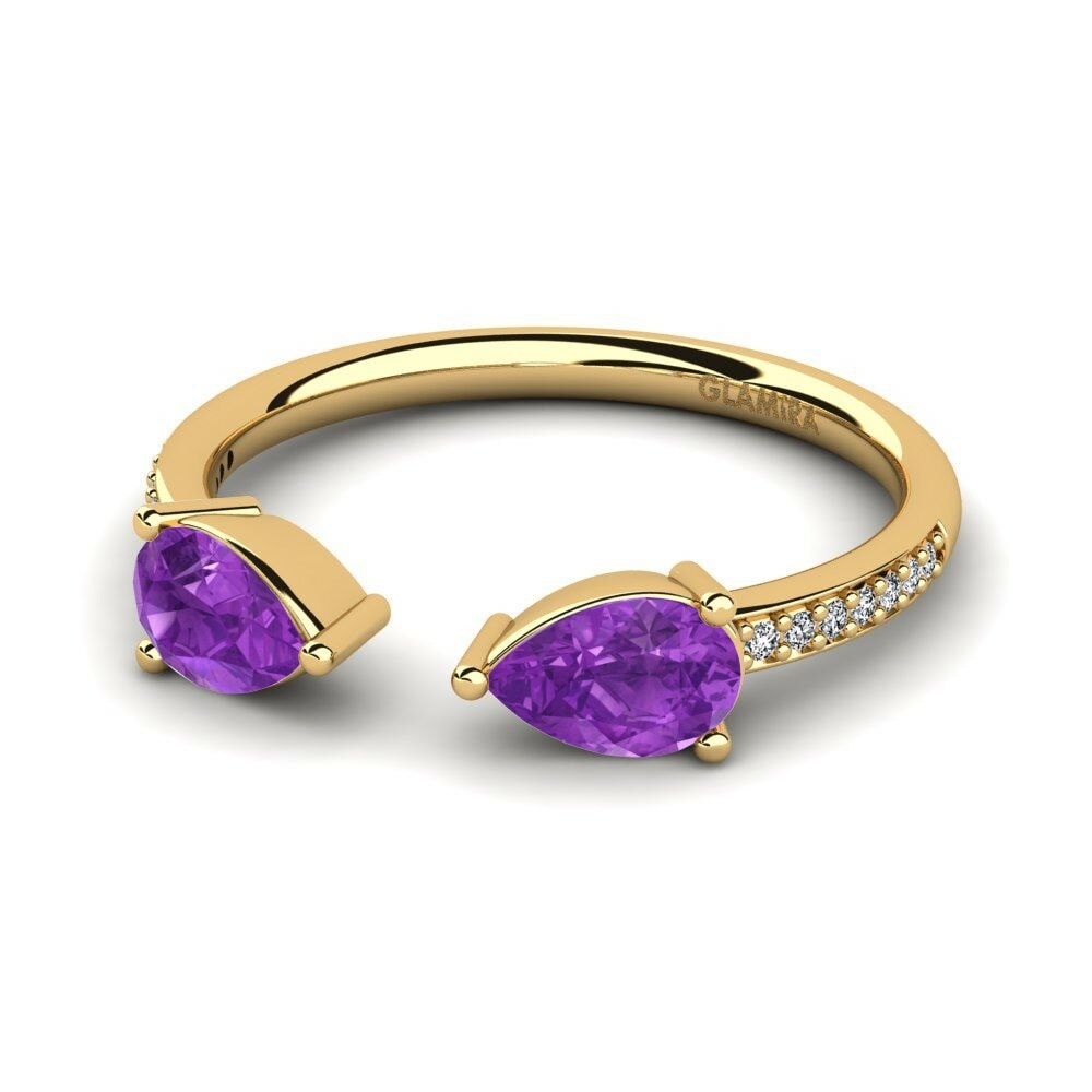 Améthyste Bague de fiançailles Ellyn