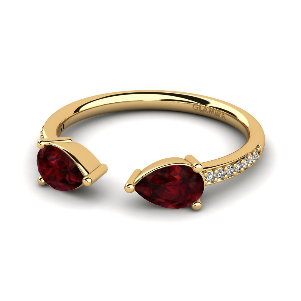 Garnet Engagement Ring Ellyn