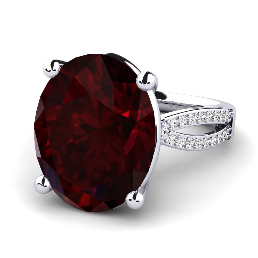 Garnet Ring Elnora