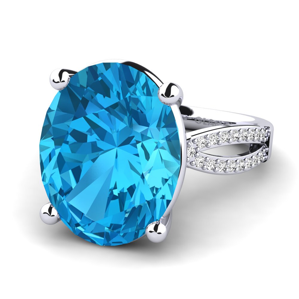 Blue Topaz Ring Elnora