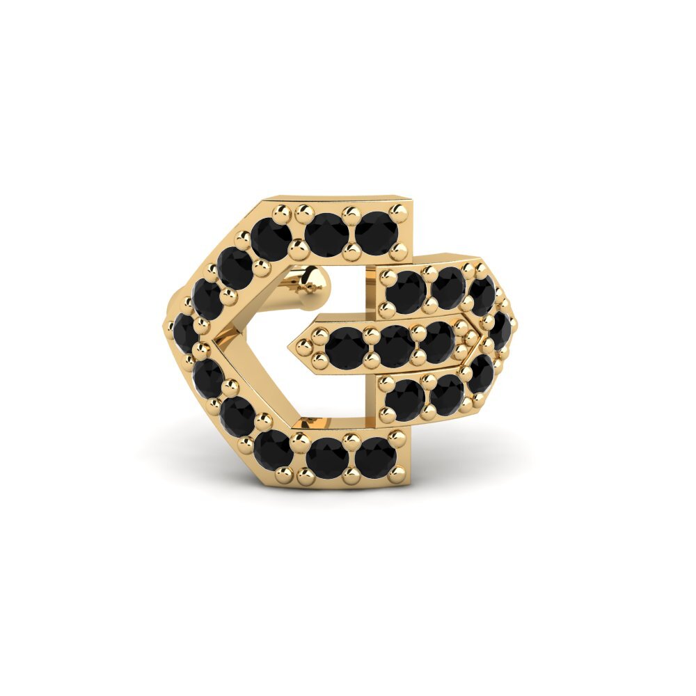 Schwarzer Onyx Damen ohrring Eloisen