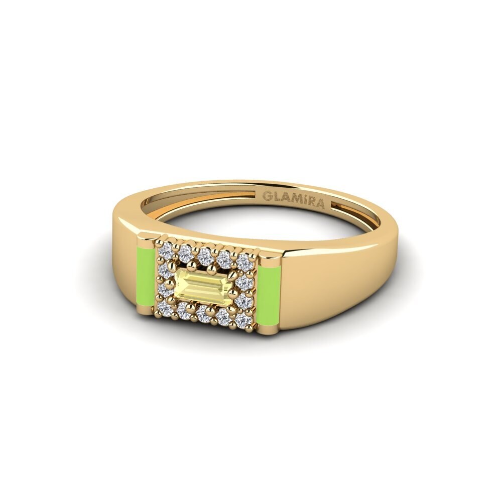 Zafiro amarillo Anillo Elsmere
