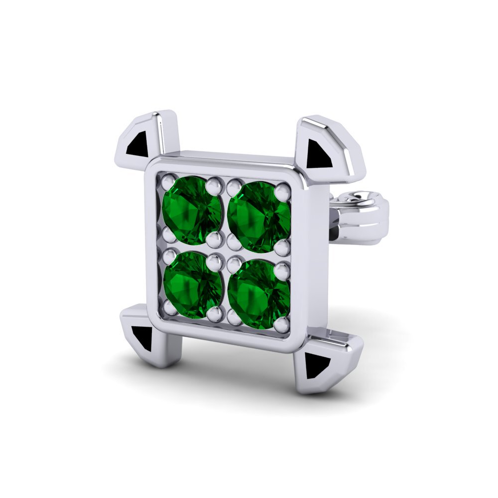 Circonita Verde Pendiente para hombre Elspeth