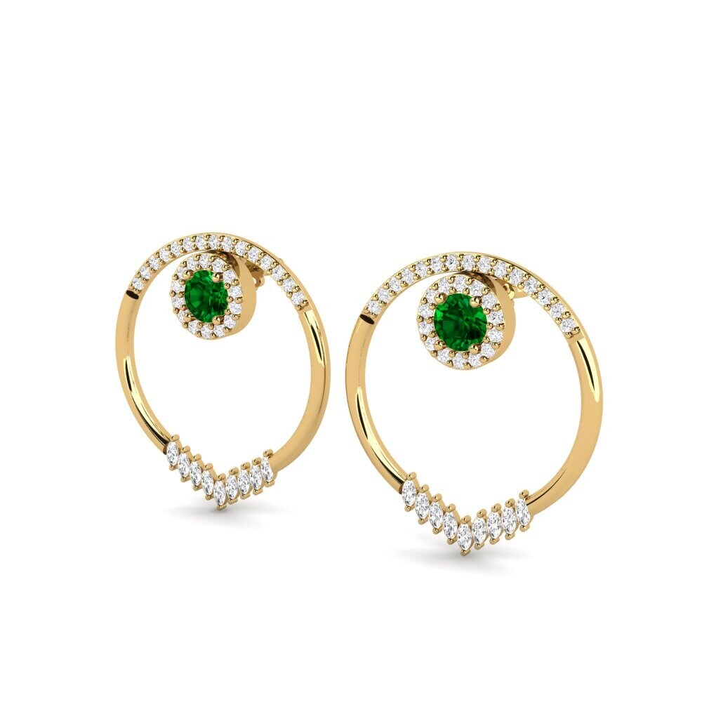 Green Zirconia SYLVIE Earring Elvita