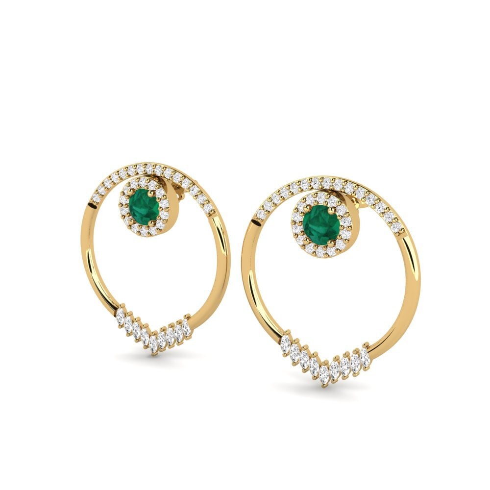 Emerald SYLVIE Earring Elvita