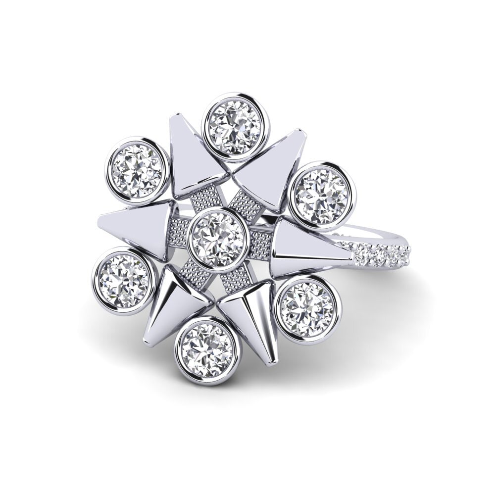 Diamante cultivado en laboratorio Anillo Emeude