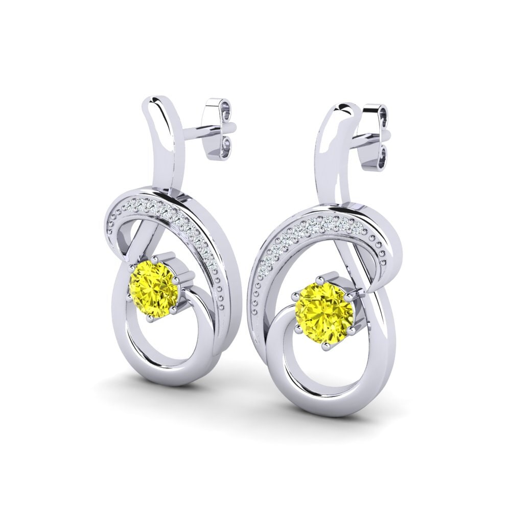 Yellow Diamond Women's Earring Emilie