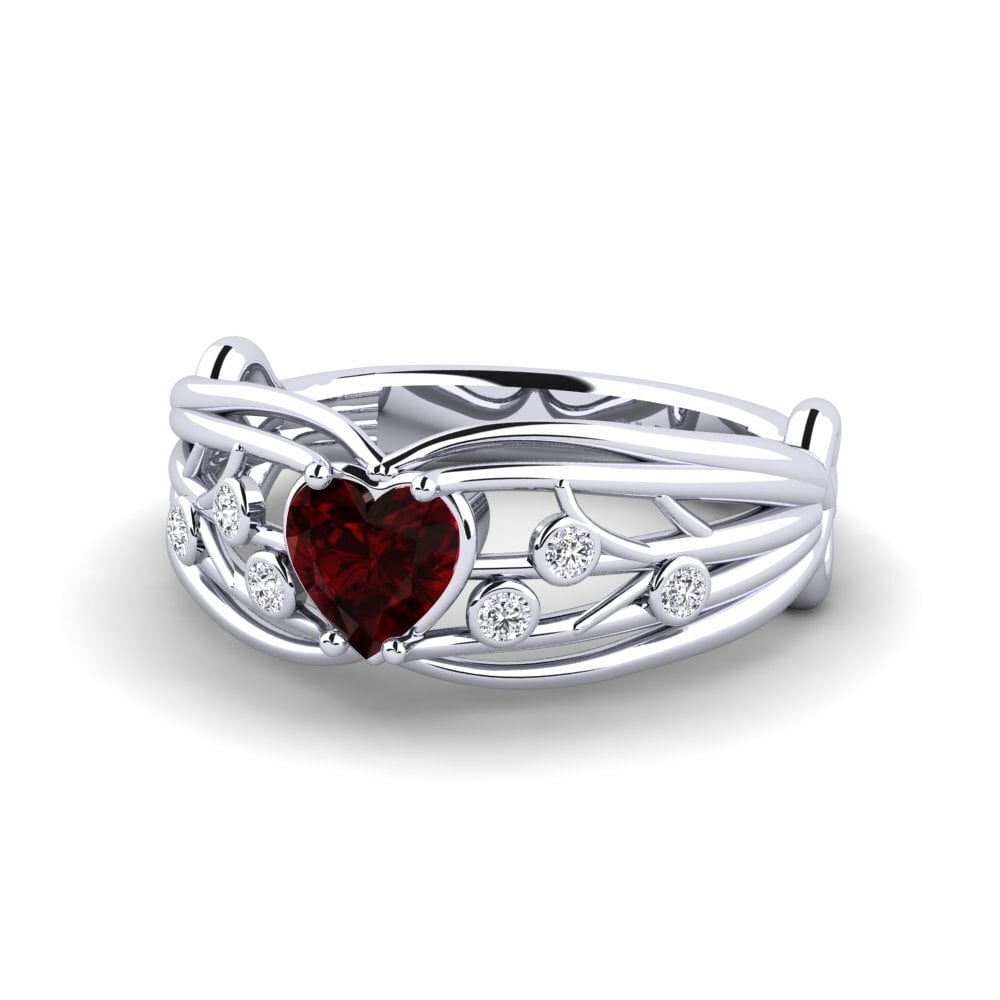 Garnet Ring Emilly