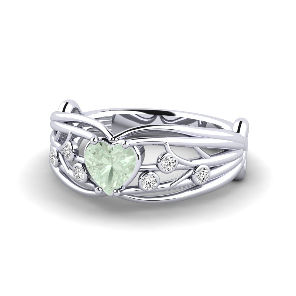 Grüner Amethyst Ring Emilly