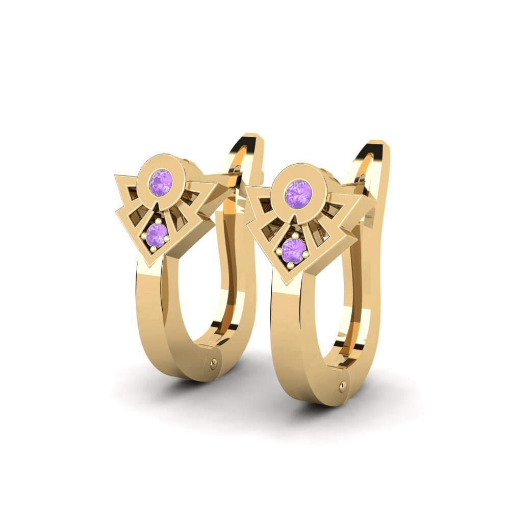Amethyst Damen ohrring Emmerich