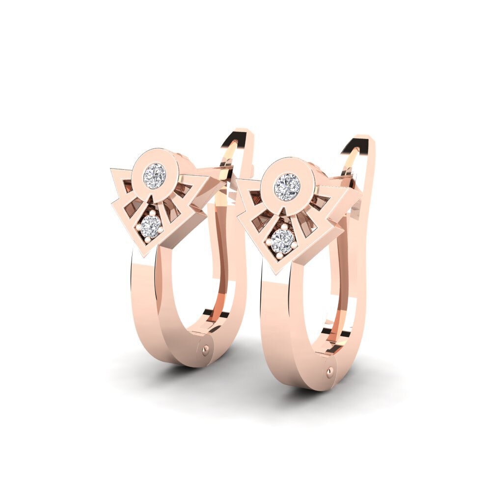 14k Rose Gold Women's Earring Emmerich