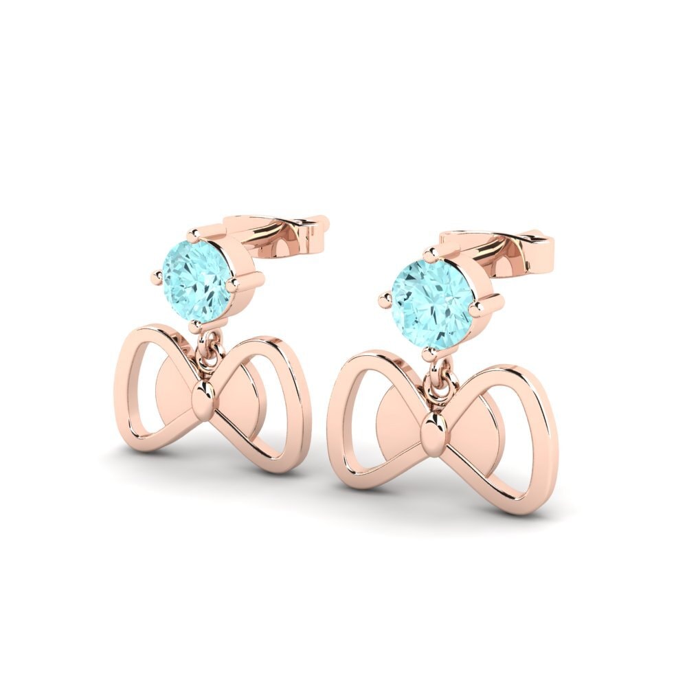 Aigue-marine Boucle d'oreille femme Endivia