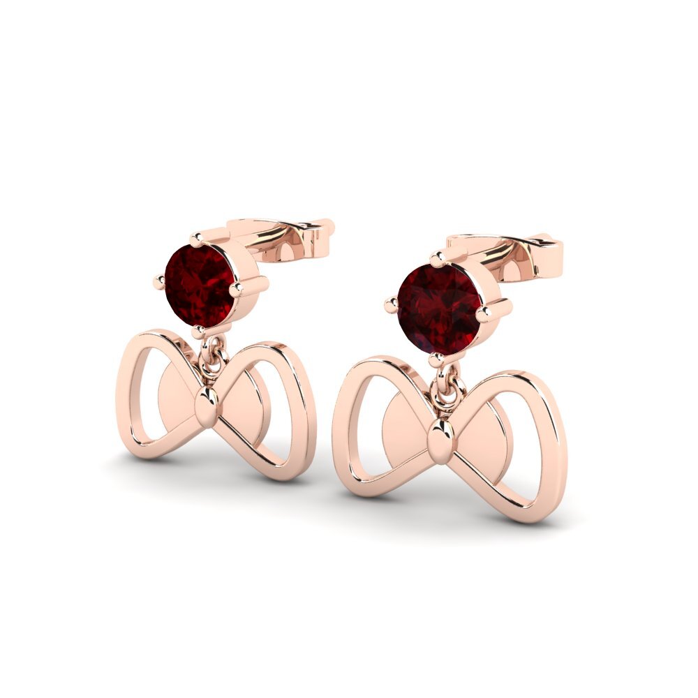 Garnet Women's Earring Endivia