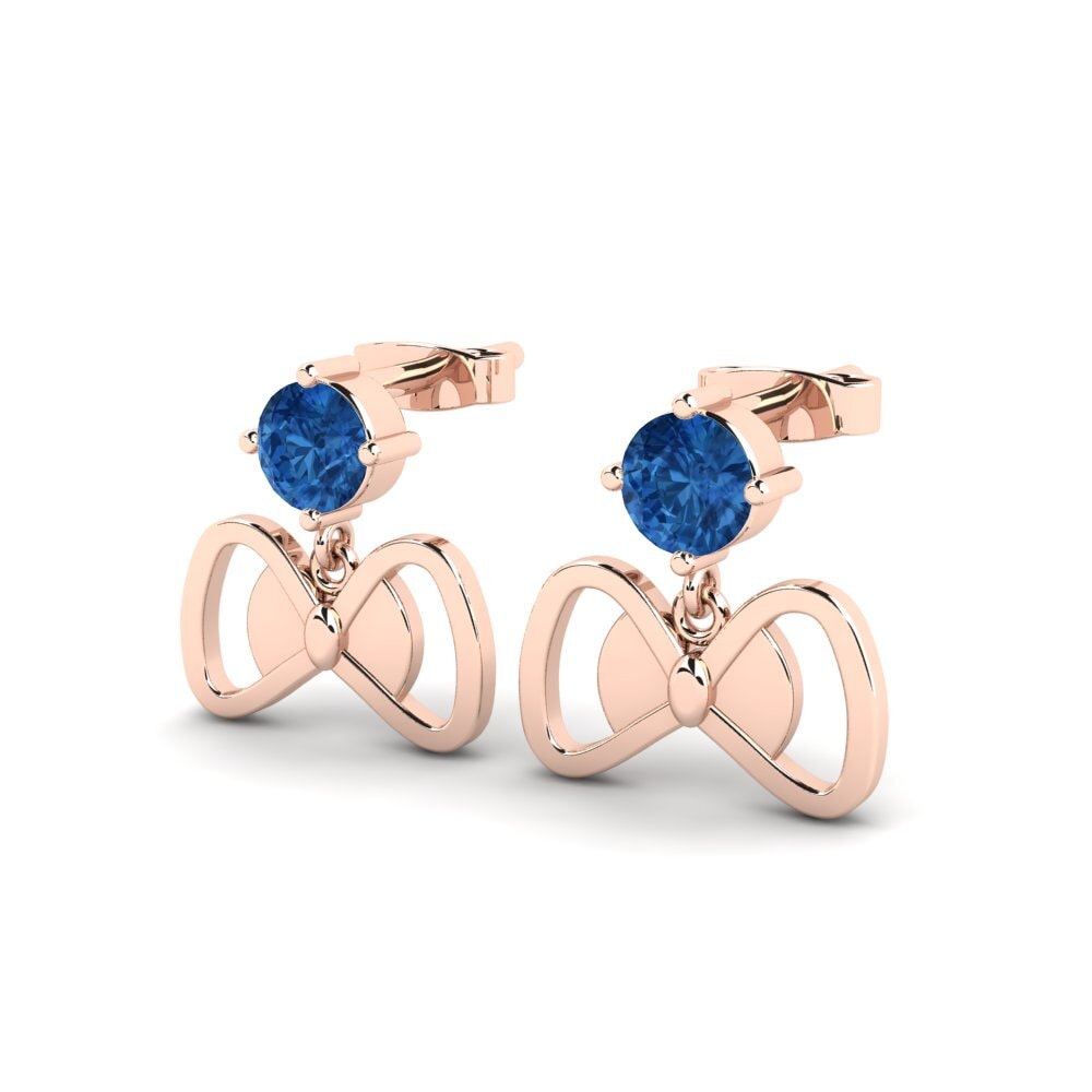 Dark Blue Zirconia Women's Earring Endivia
