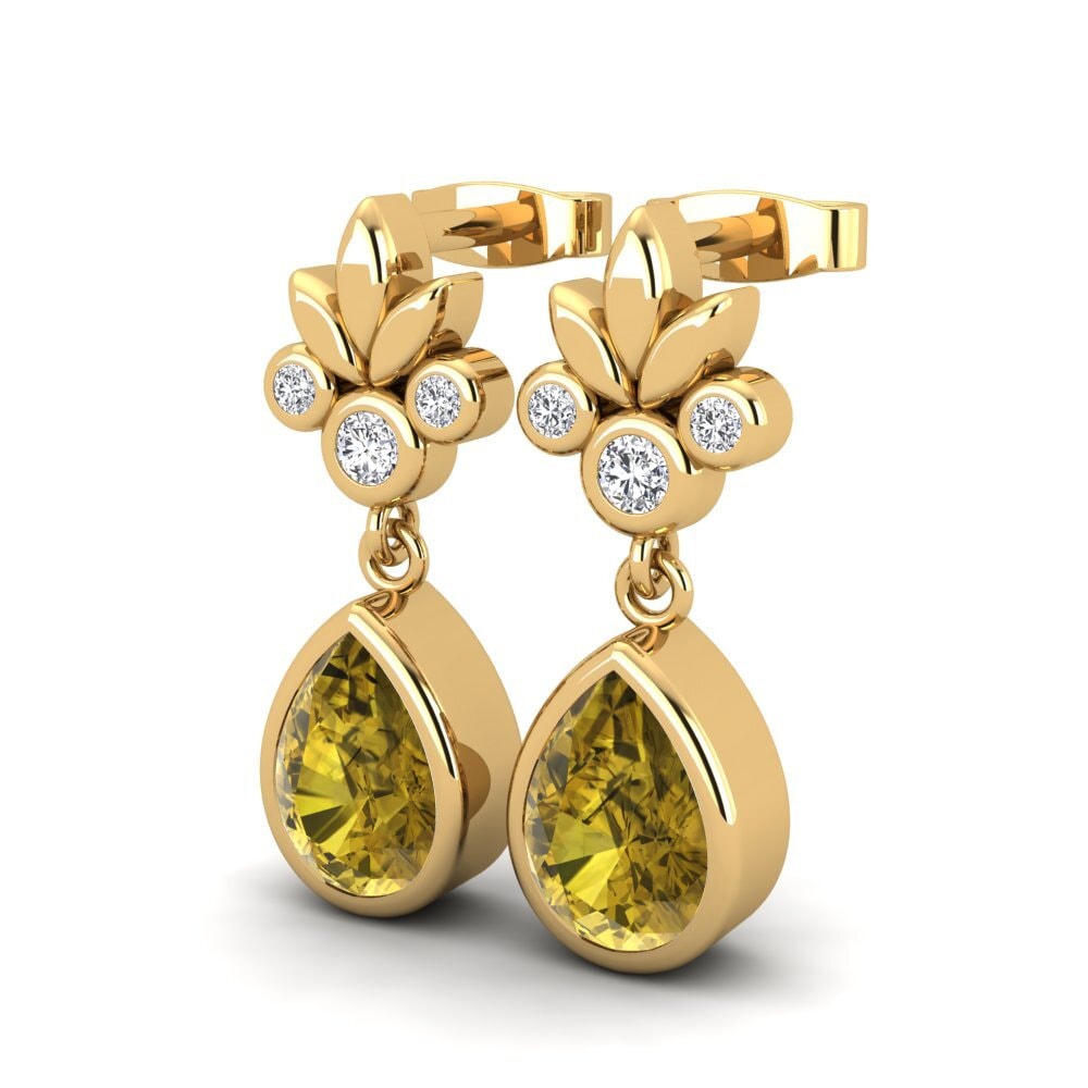 Brown Zircon Women's Earring Enissa