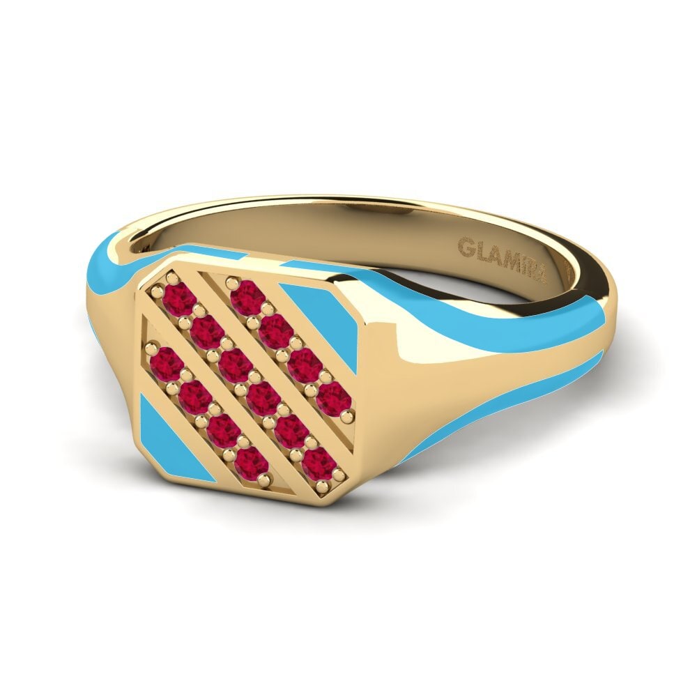 Rubin Pinker Ring Enje