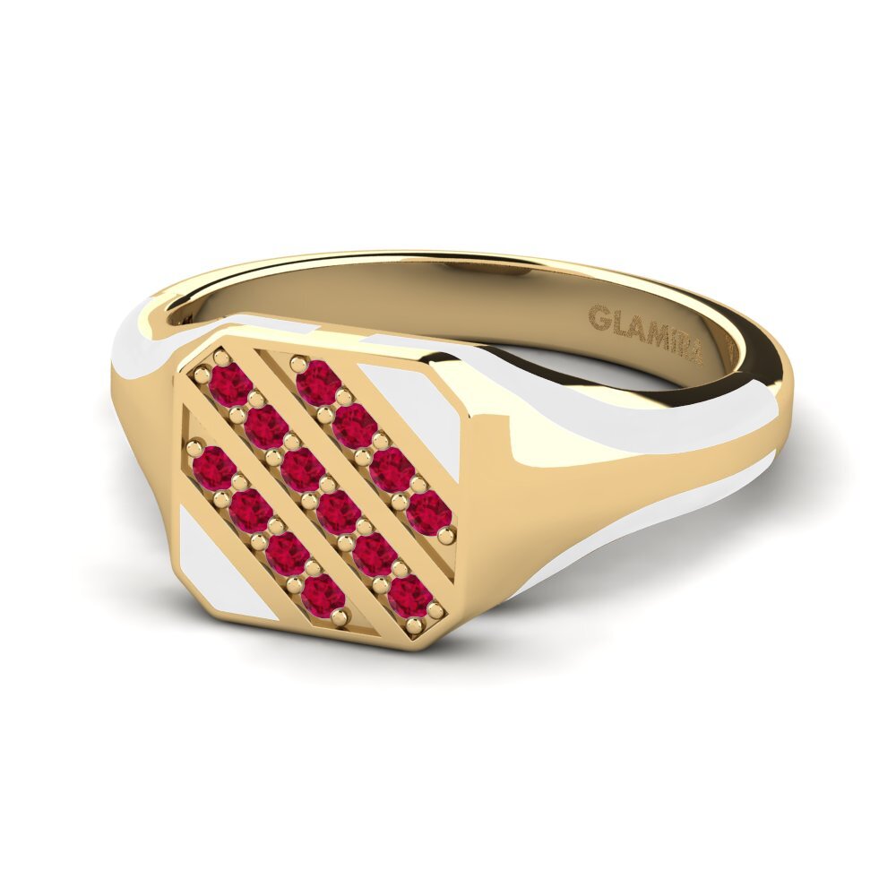 Rubin Pinker Ring Enje