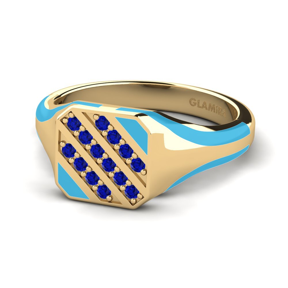 Sapphire Pinky Ring Enje
