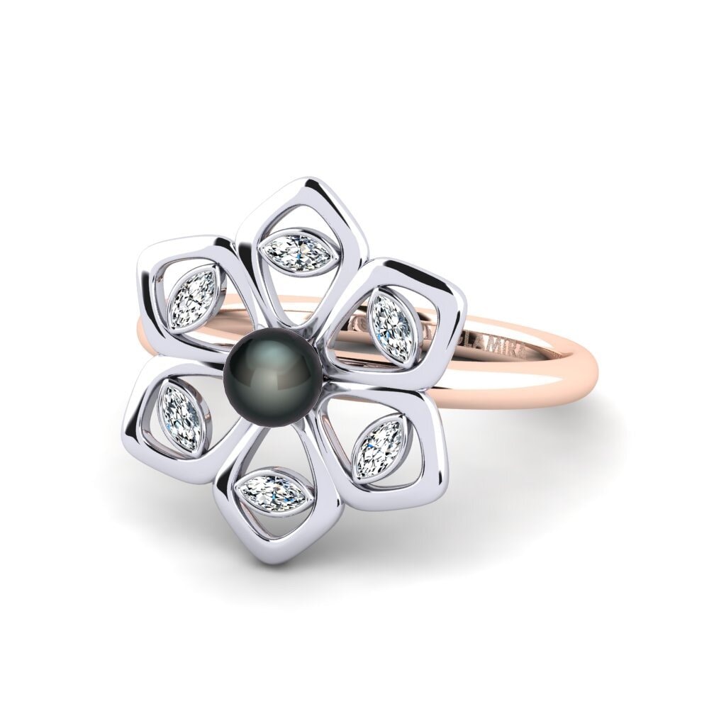 14ct Rose / White Gold Ring Enoyklah