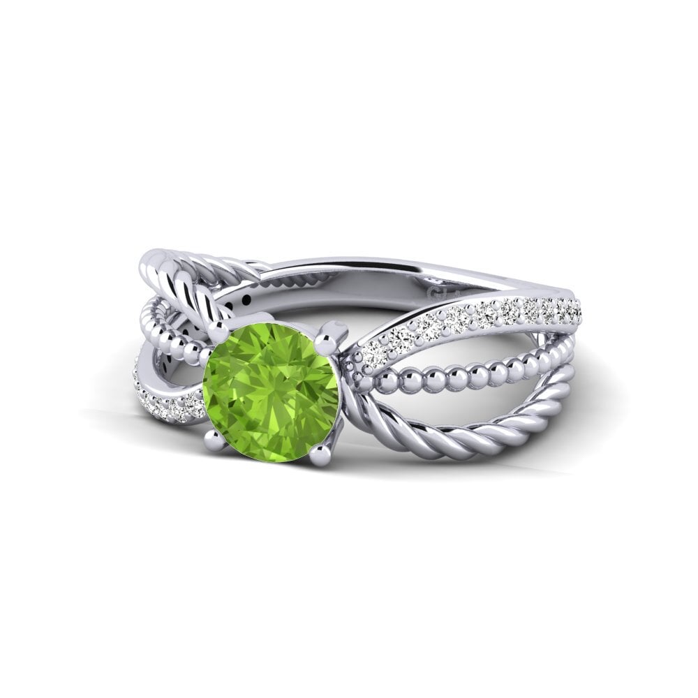 Peridoto Anillo de Mujer Enpli