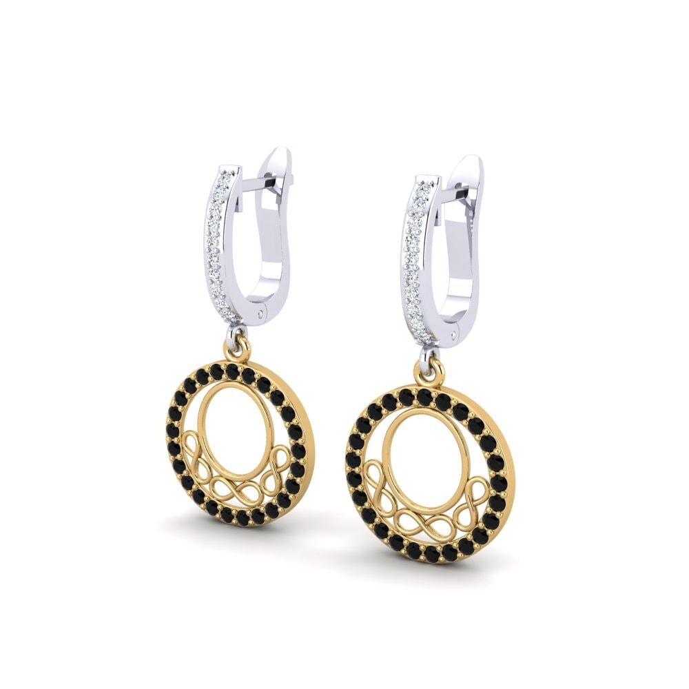 Black Sapphire Women's Earring Enrevanche