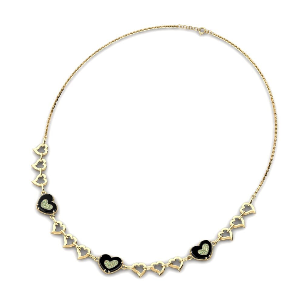 Diamante Verde Collar de Mujer Entibor
