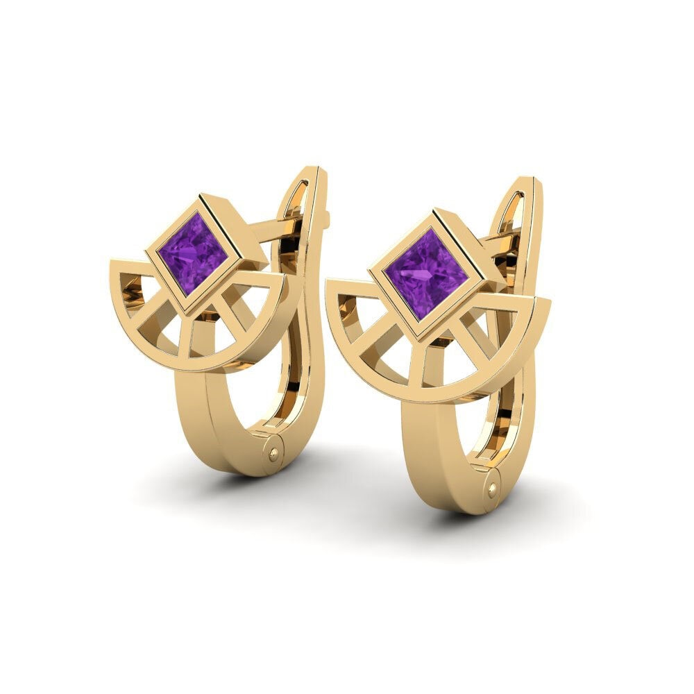Amethyst Damen ohrring Entitlement