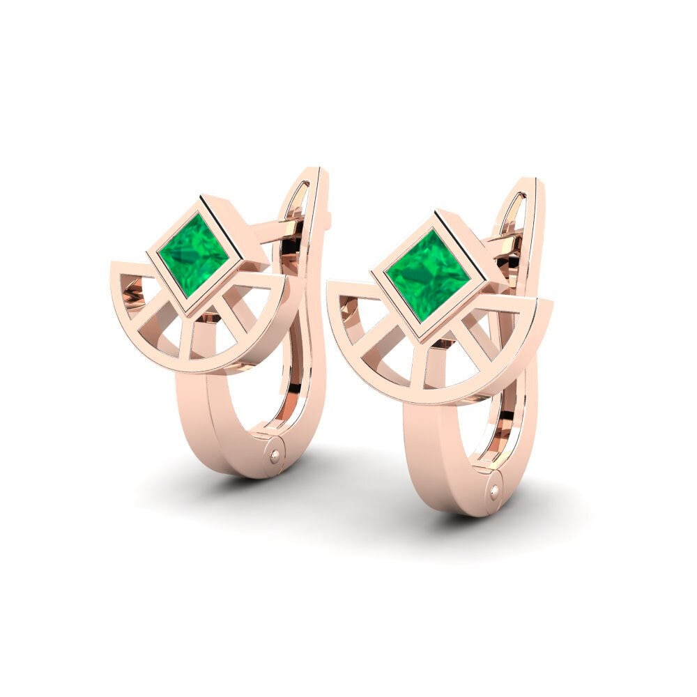 14k Rose Gold Women's Earring Entitlement