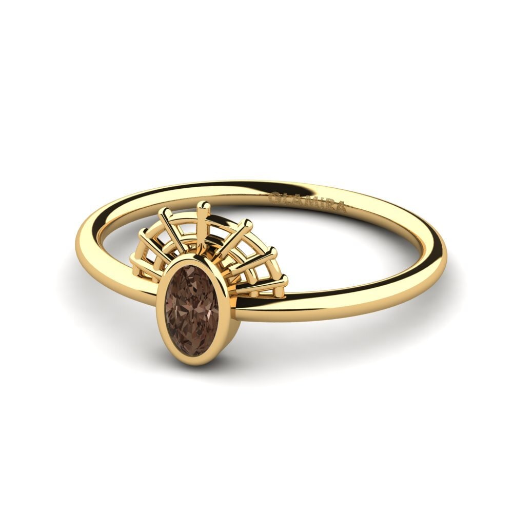 Gelbgold 585 Verlobungsring Envy