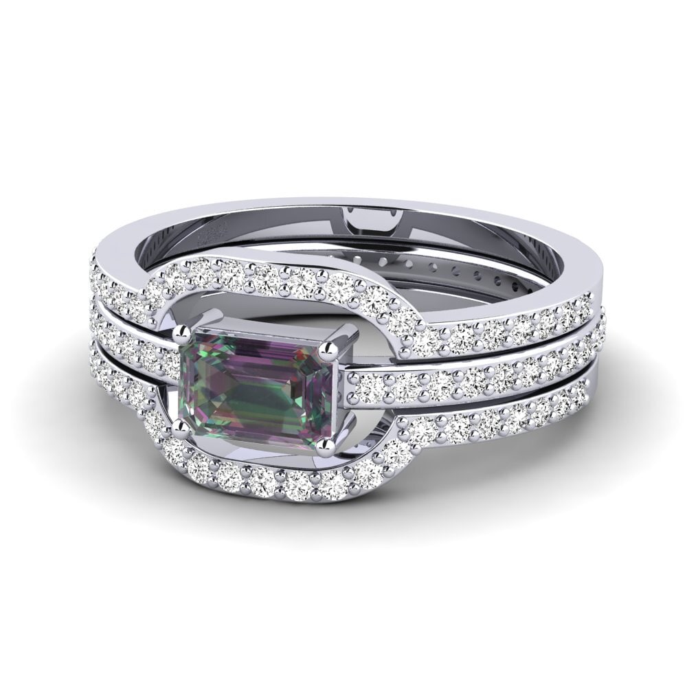 Topacio Místico Anillo Epect SET